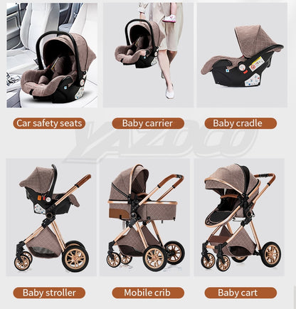 Baby & New Born Stroller 3 in 1