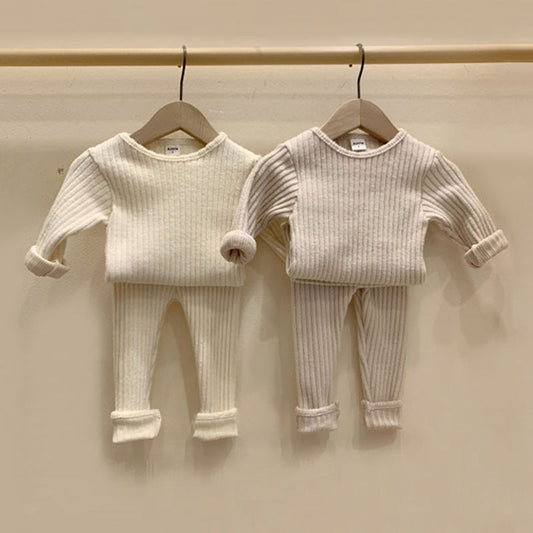 AW23 Ribbed Knitted Set