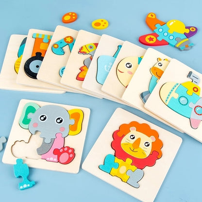 Wooden Early Learning Jigsaw Puzzle