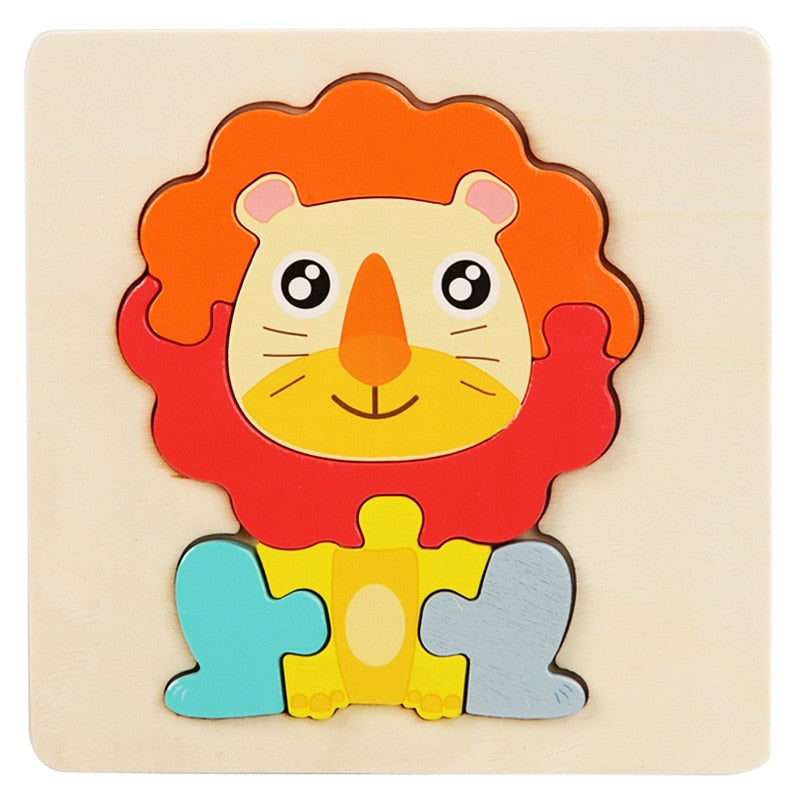 Wooden Early Learning Jigsaw Puzzle