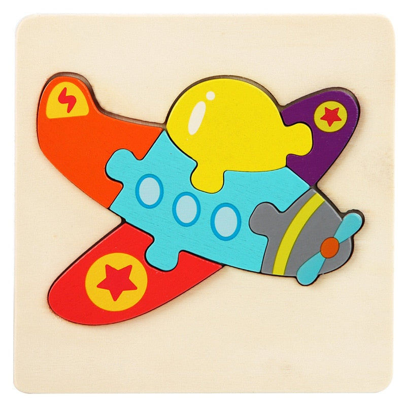 Wooden Early Learning Jigsaw Puzzle