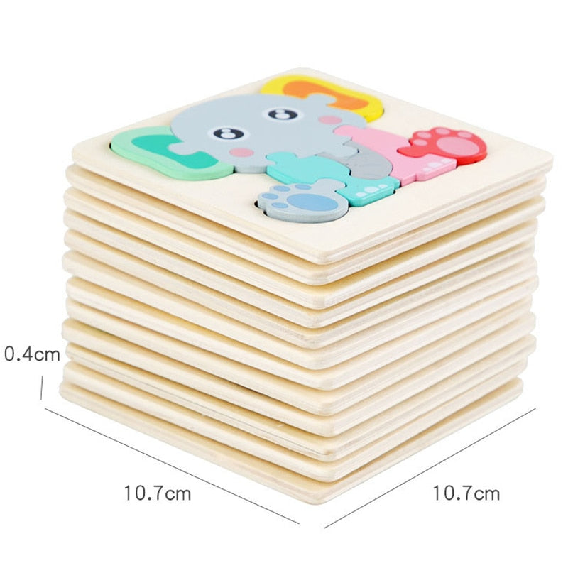 Wooden Early Learning Jigsaw Puzzle