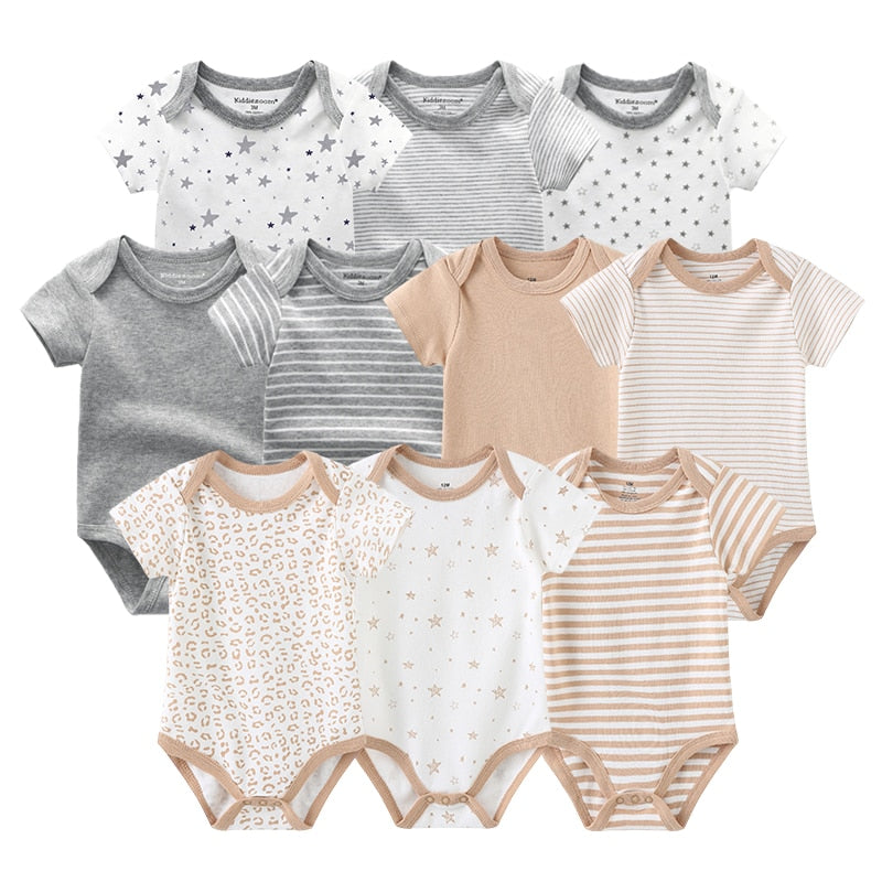 5 Pieces Unisex Newborn Vests