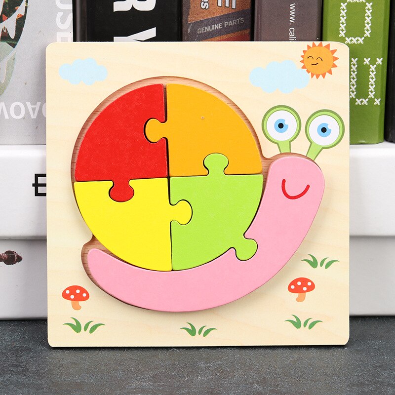 Early Learning 3D Wooden Puzzle