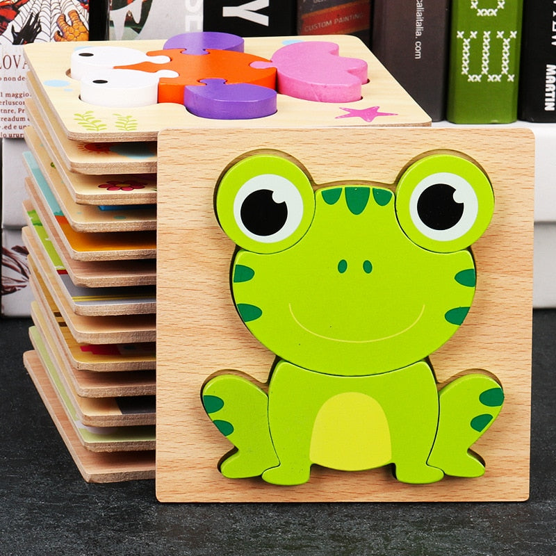Early Learning 3D Wooden Puzzle