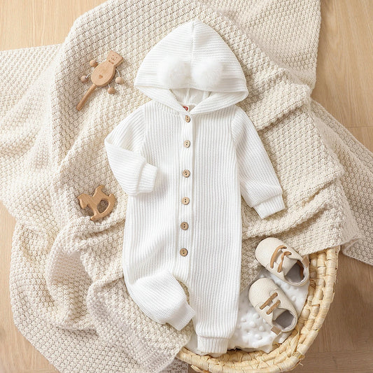 Warm Hooded Romper