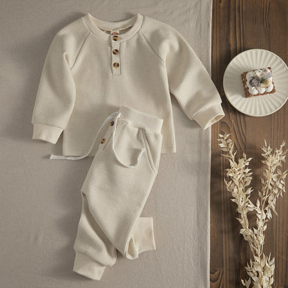 Boys Button Casual Outfit