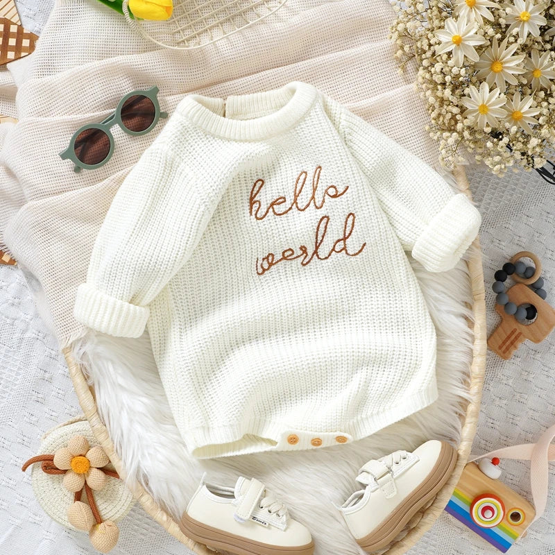 Newborn Hello World Romper