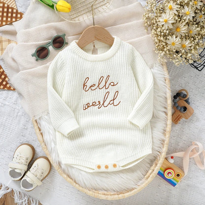 Newborn Hello World Romper