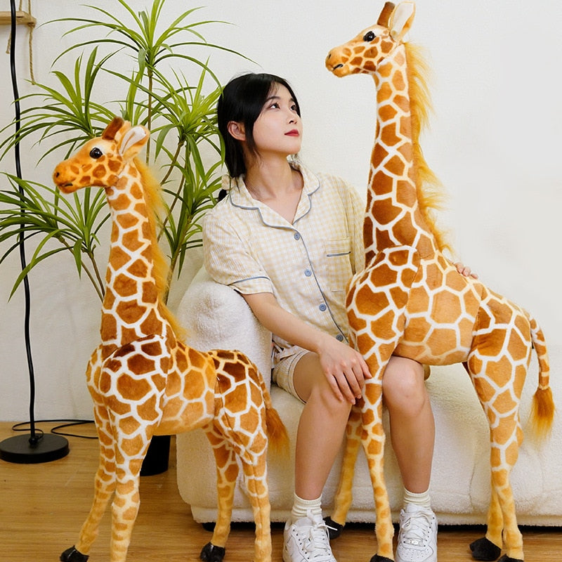 Life size plush best sale giraffe