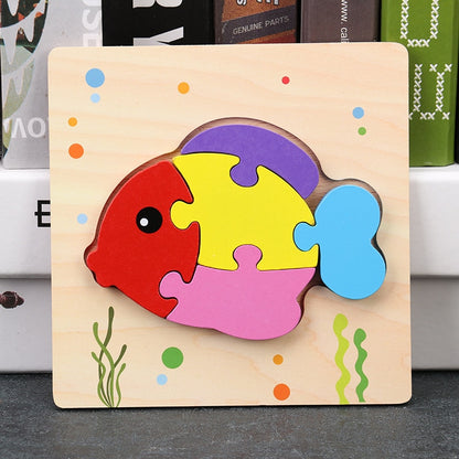 Early Learning 3D Wooden Puzzle