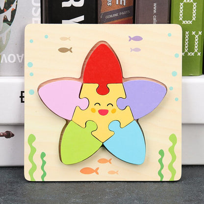 Early Learning 3D Wooden Puzzle