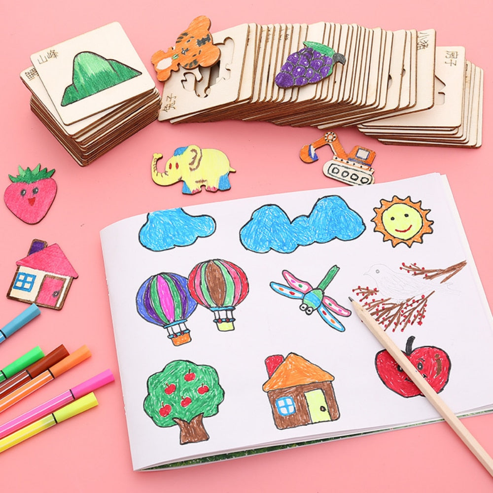 DIY Drawing Painting Template Stencils (20 Pieces)