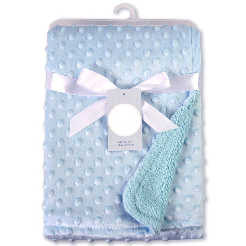 Soft Baby Blanket - Blue