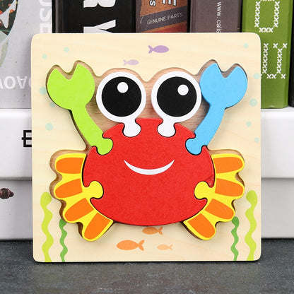 Early Learning 3D Wooden Puzzle