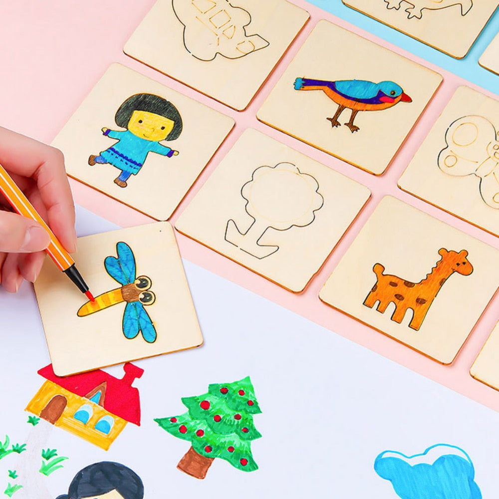 DIY Drawing Painting Template Stencils (20 Pieces)