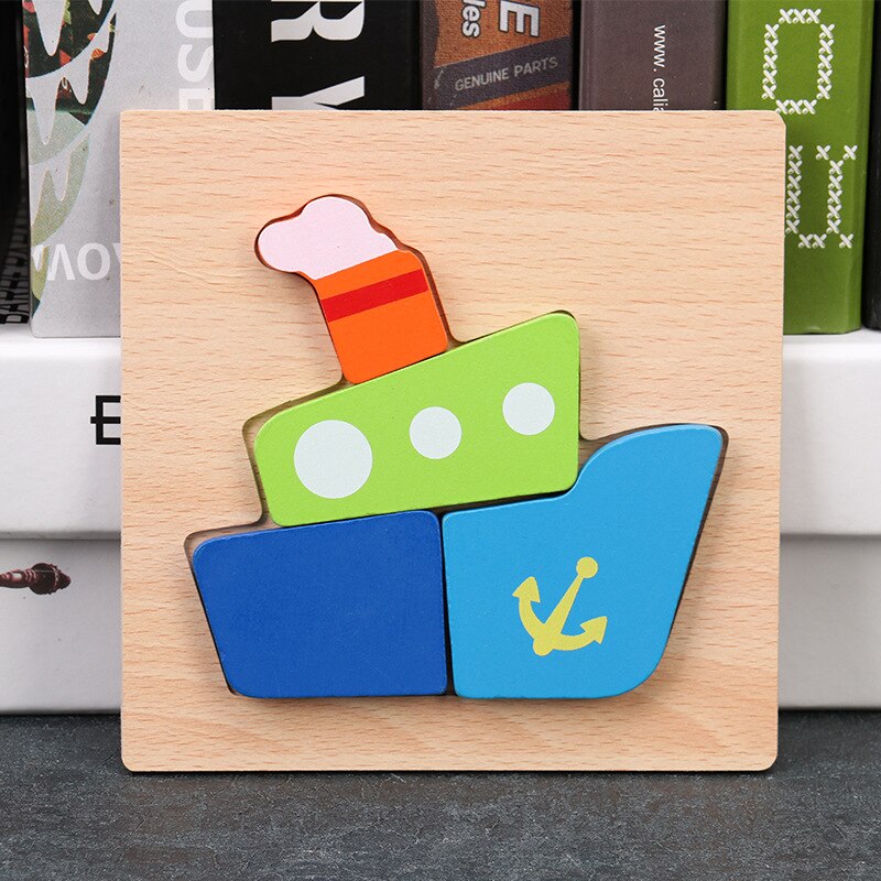 Early Learning 3D Wooden Puzzle