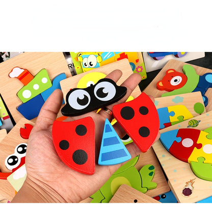 Early Learning 3D Wooden Puzzle